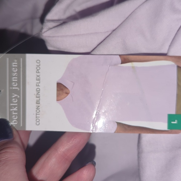 Men's Lavender Polo Shirt - Picture 6 of 8